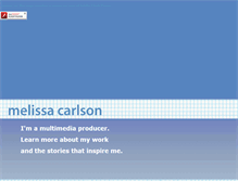 Tablet Screenshot of melissacarlsonmedia.com
